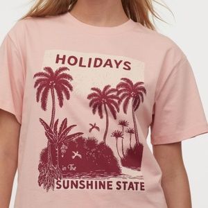 DESMOND & DEMPSEY x H&M Holidays in the Sunshine State Miami T-shirt XS